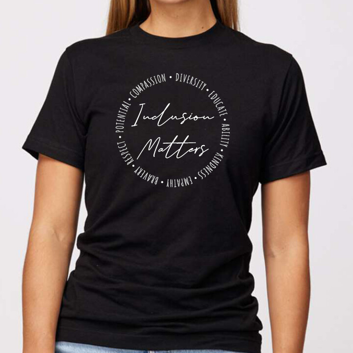 Customizable Inclusion Matters Short Sleeve