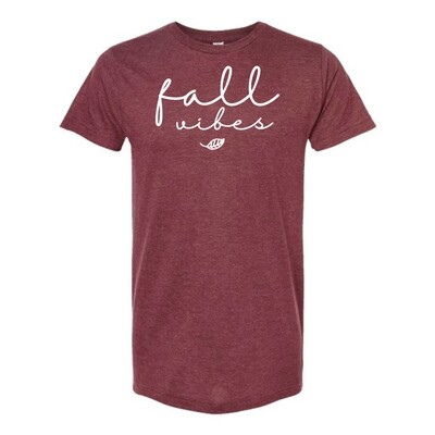 Customizable Fall Vibes Short Sleeve Customizable Fall Vibes Short Sleeve