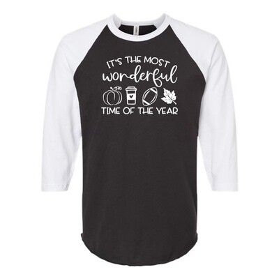 Customizable Wonderful Time Raglan Customizable Wonderful Time Raglan