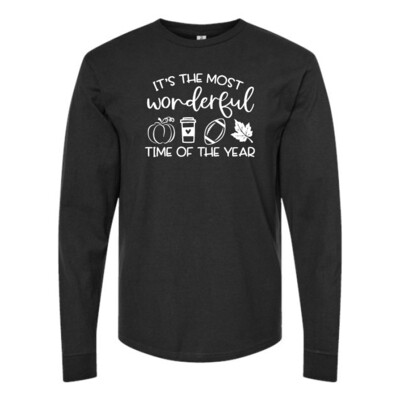 Customizable Wonderful Time Long Sleeve Customizable Wonderful Time Long Sleeve