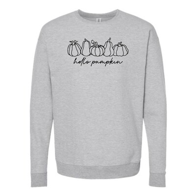 Customizable Pumpkin Fleece Crew Customizable Pumpkin Fleece Crew
