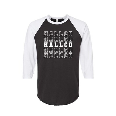 Customizable HALLCO Varsity Raglan