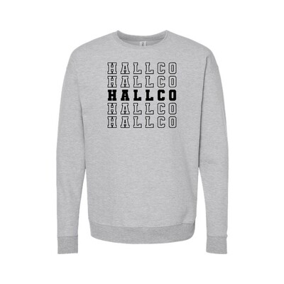 Customizable HALLCO Varsity Fleece Crew
