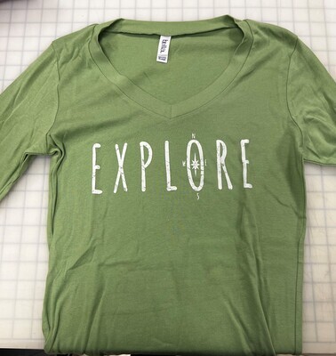 (XL) Explore - Long Sleeve Green