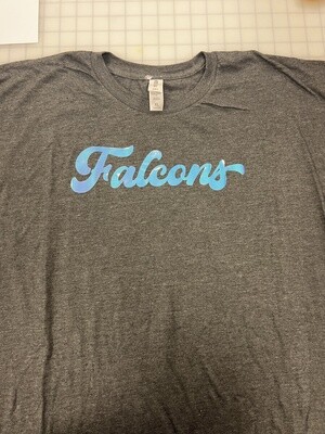 (XL) Falcons - Long Sleeve Heater Charcoal Mystic Pearl