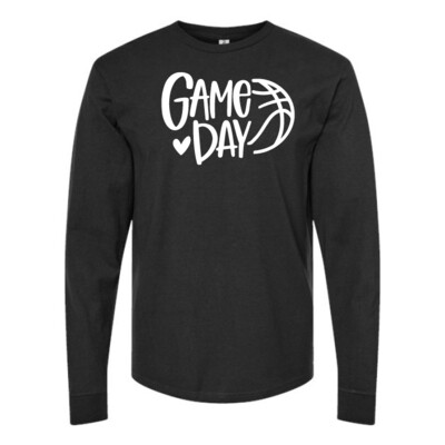 Customizable Game Day Basketball Long Sleeve