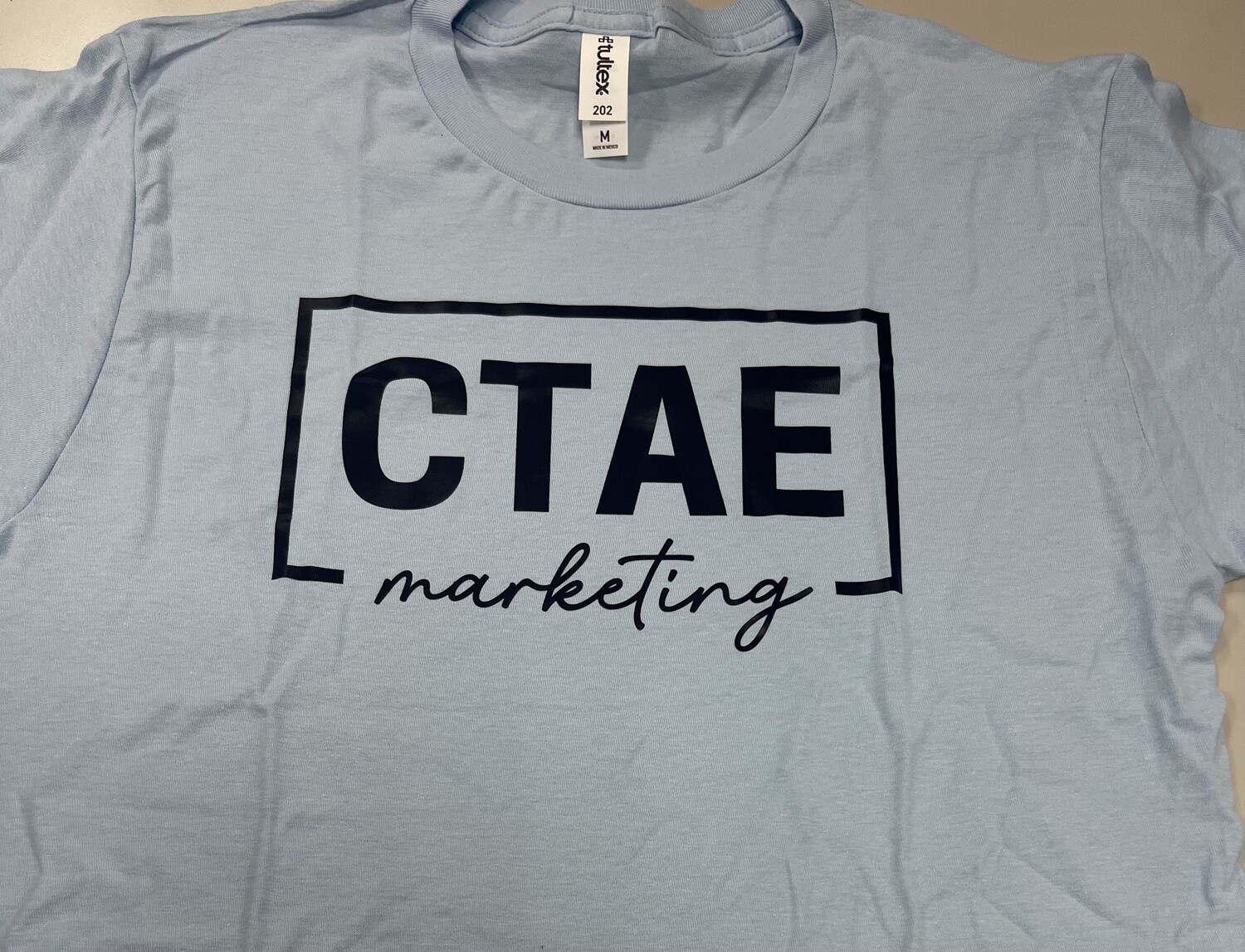 (M) CTAE Marketing - Short Sleeve Light blue