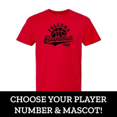 Customizable Basketball Number Short Sleeve Customizable Basketball Number Short Sleeve