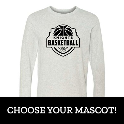 Customizable Team Basketball Shield Long Sleeve Customizable Team Basketball Shield Long Sleeve