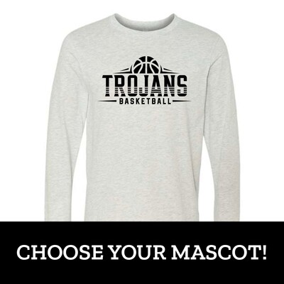 Customizable Team Basketball Long Sleeve Customizable Team Basketball Long Sleeve