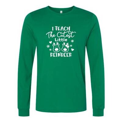 Customizable Cutest Reindeer Long Sleeve Customizable Cutest Reindeer Long Sleeve