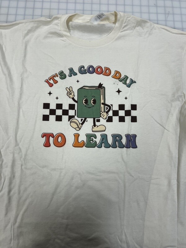 (2X)  A Good Day  - Short Sleeve Natural