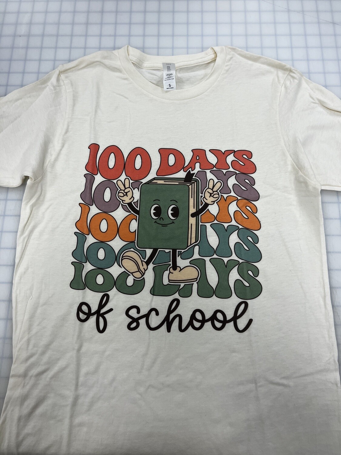 (S) 100 Days Book - Short Sleeve Natural