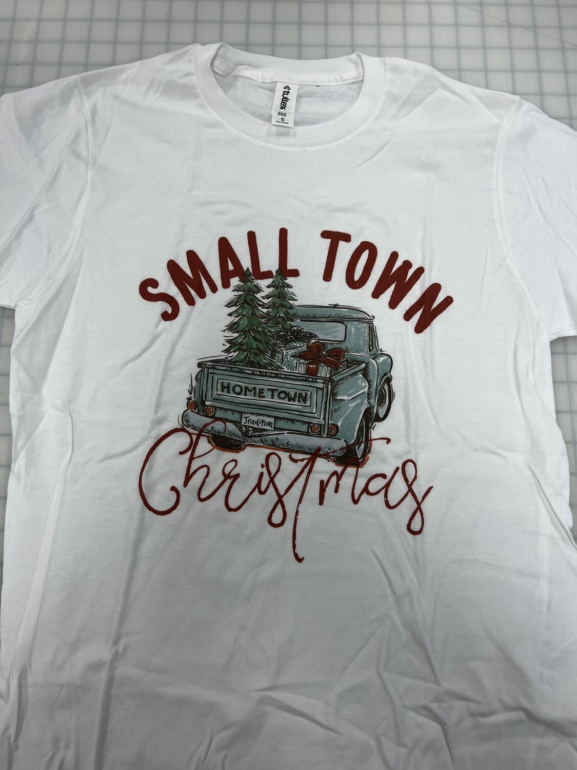 (S) Small Town Christmas - Short Sleeve White