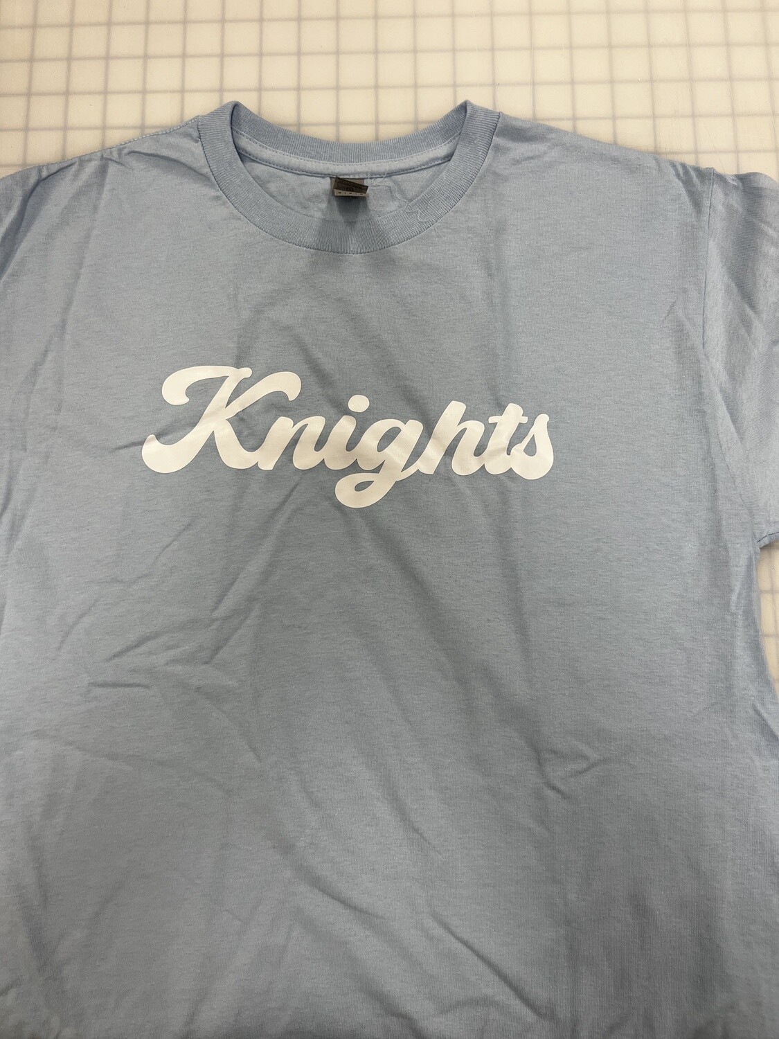 (M) Knights - Short Sleeve Light Blue