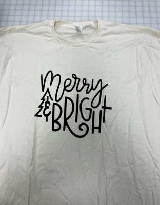 (2X) Merry & Bright - Short Sleeve Natural