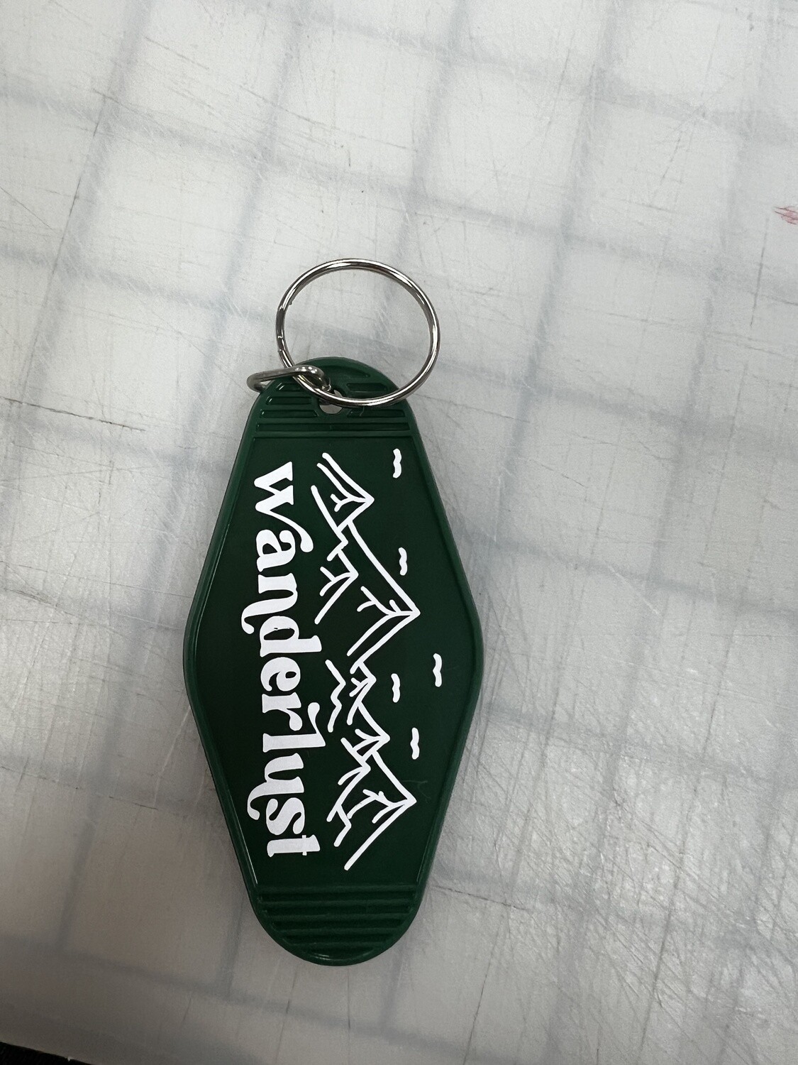 Wanderlust Key Chain Green