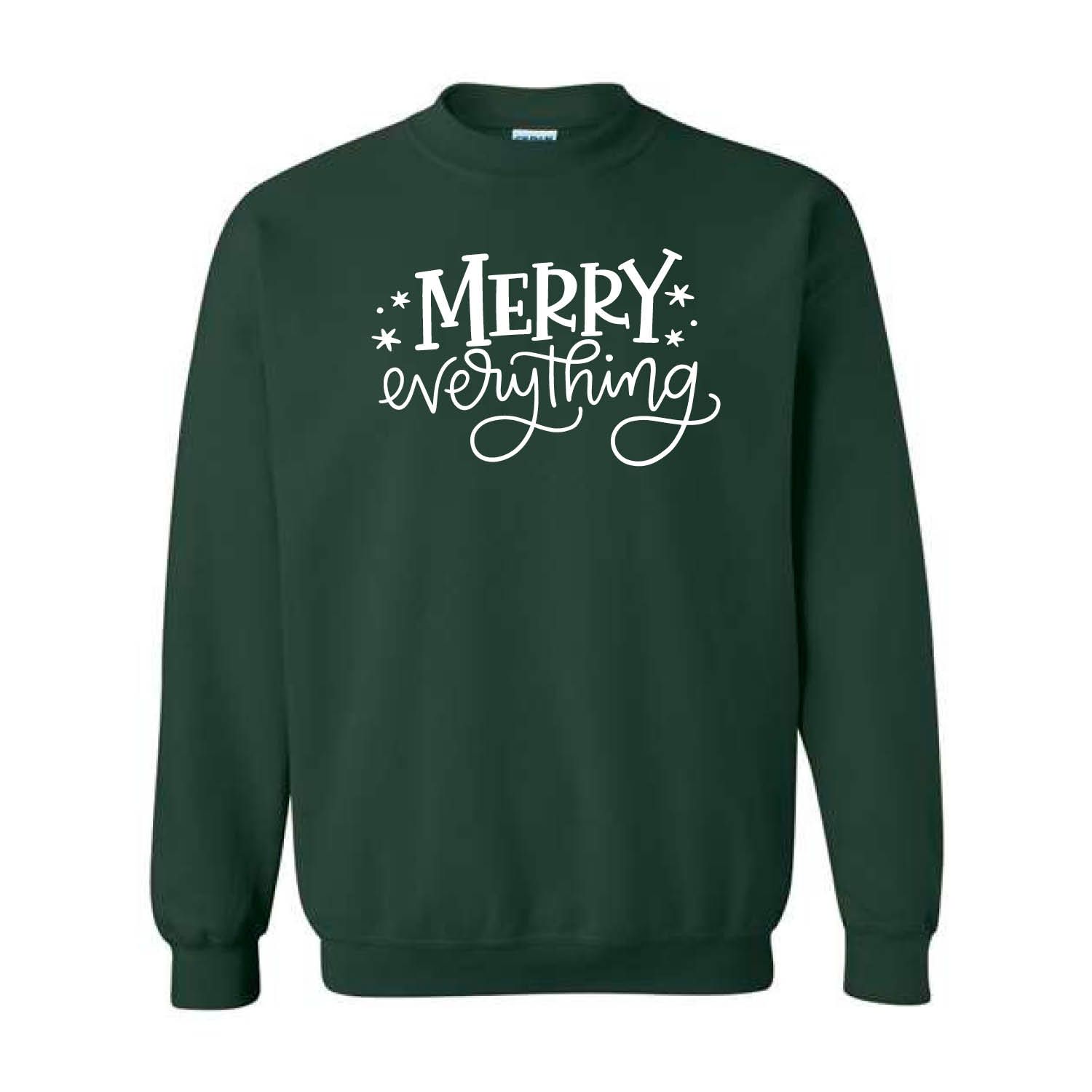 Customizable Merry Everything Fleece Crew