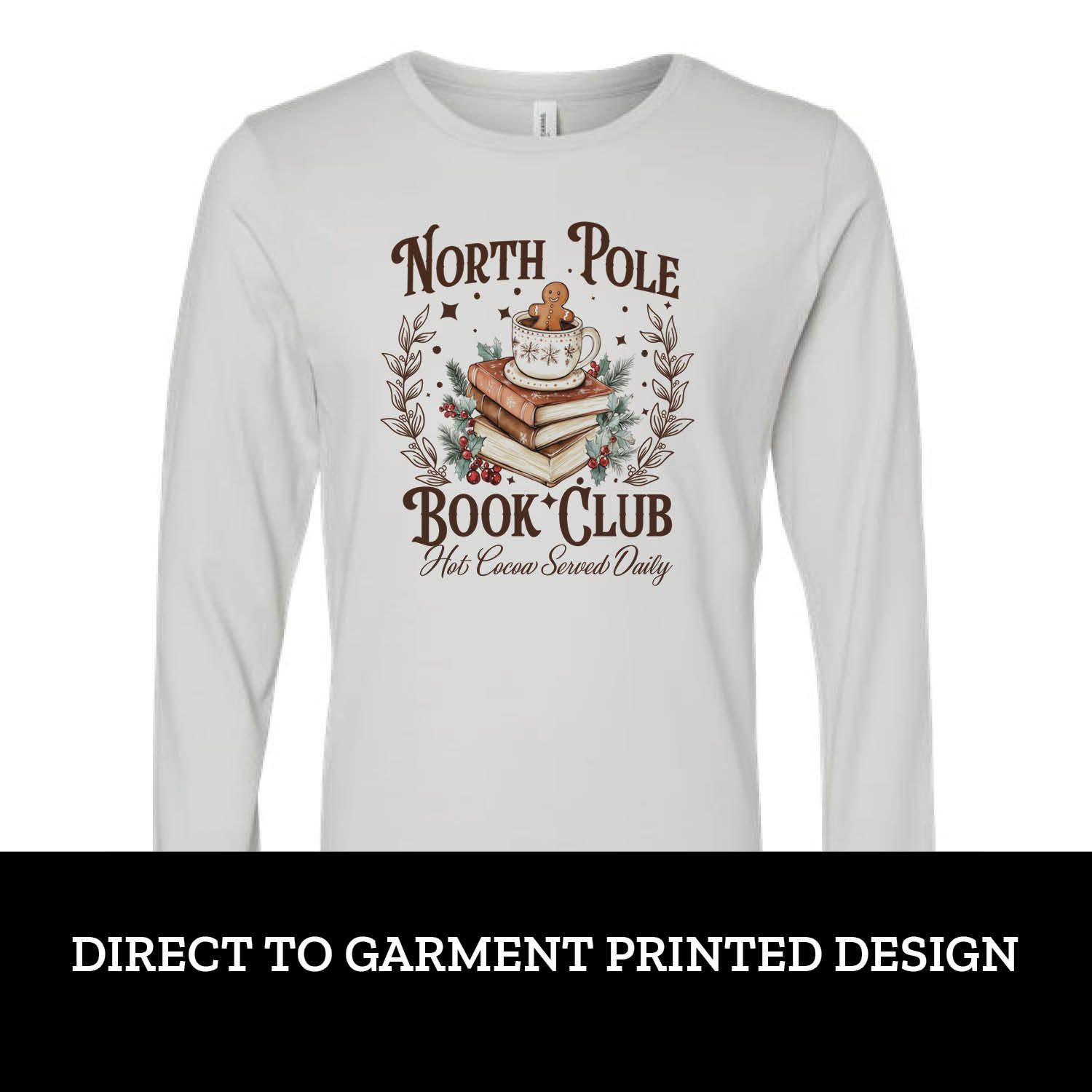 North Pole Book Club Long Sleeve