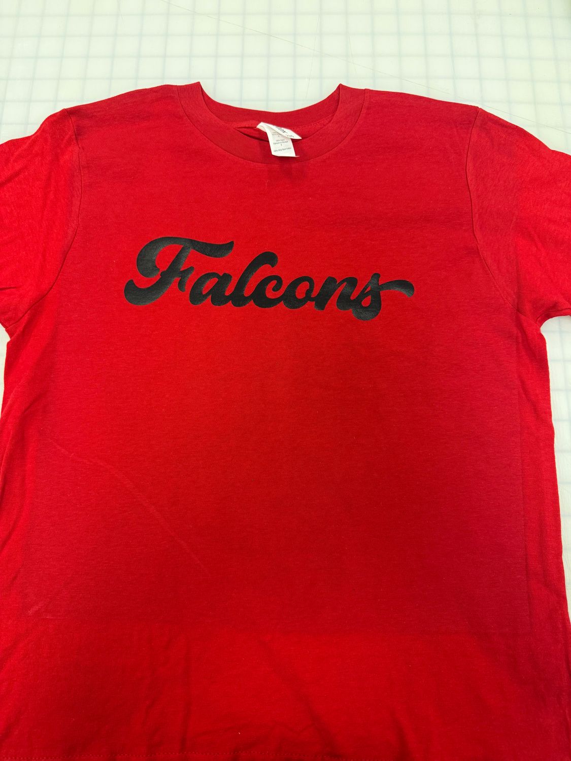 (Youth L) Falcons - Short Sleeve Red