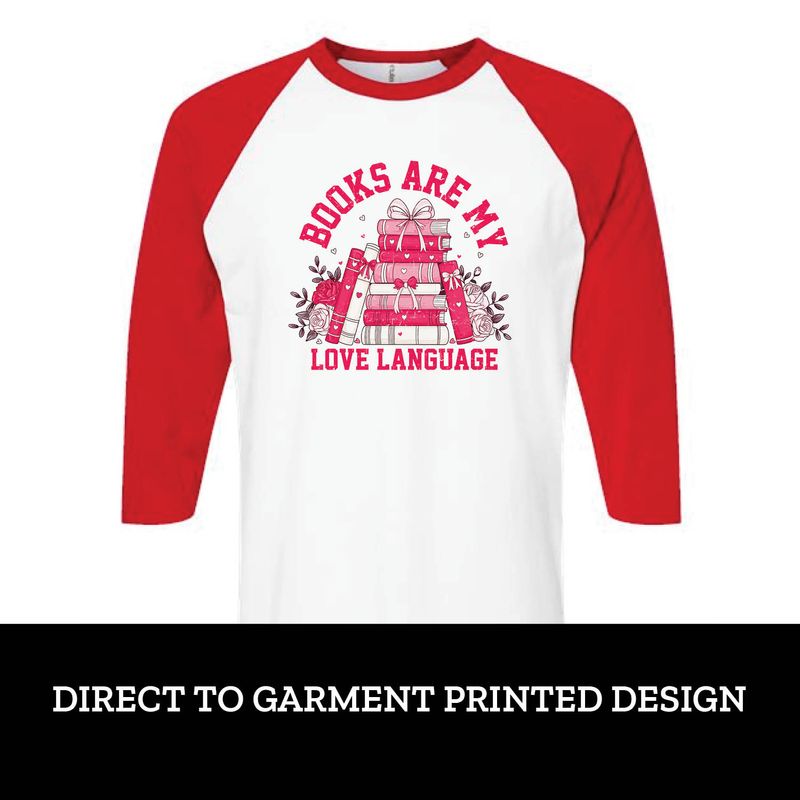 Books Love Language Raglan