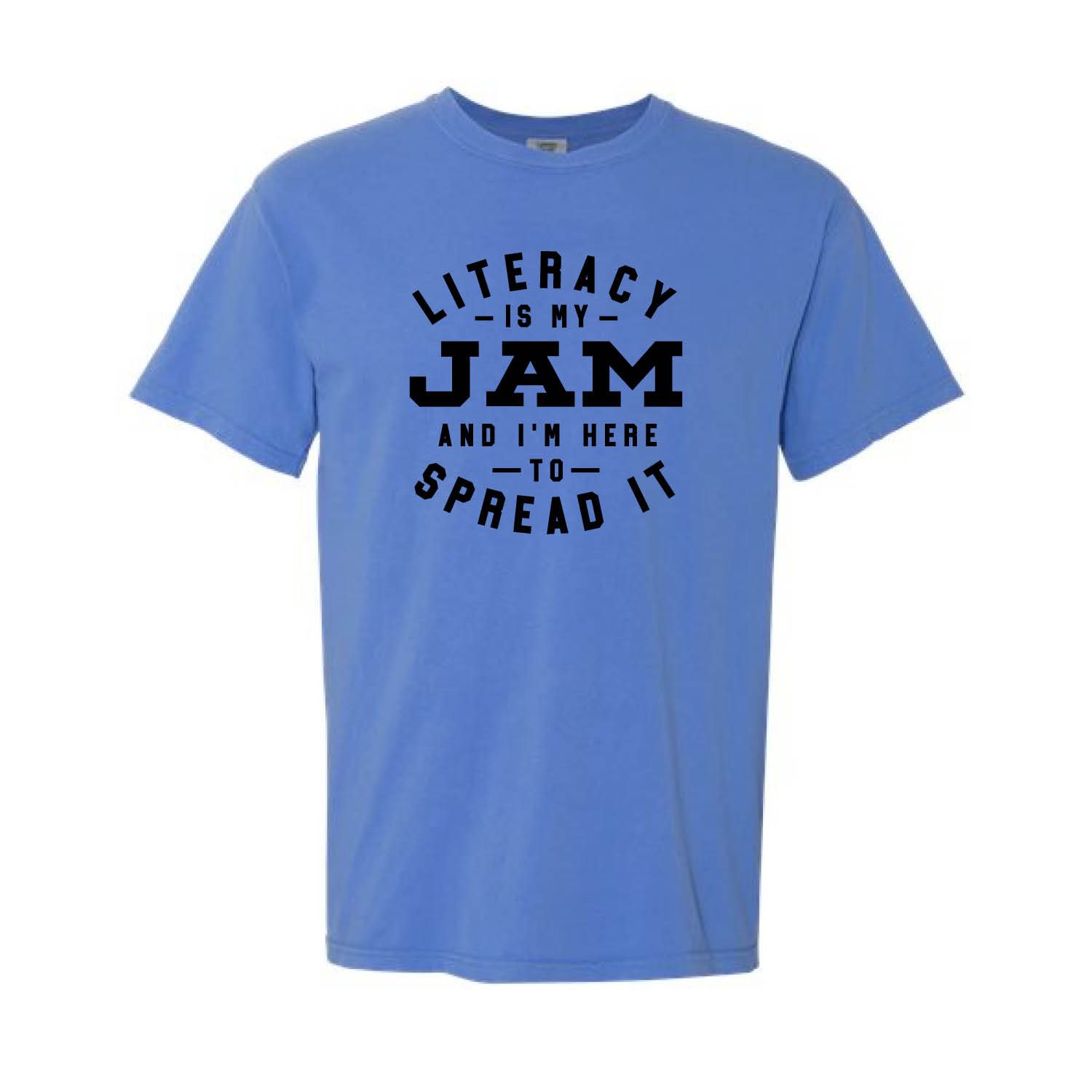 Customizable Literacy is My Jam Short Sleeve