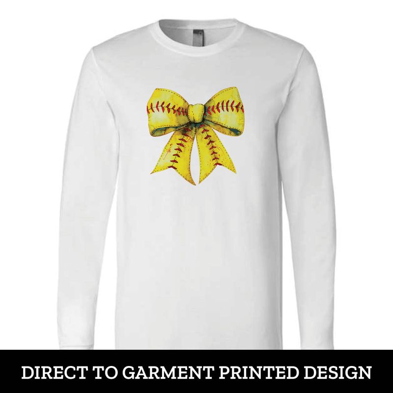 Softball Bow Long Sleeve