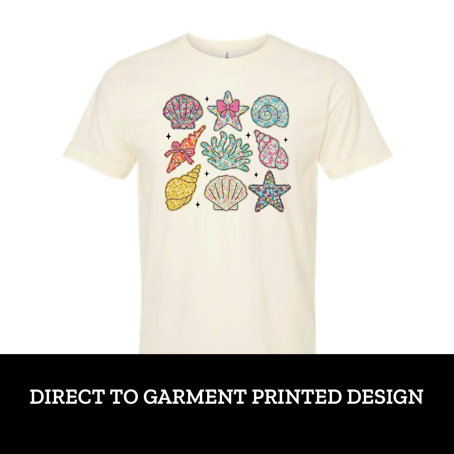 Floral Shells Short Sleeve