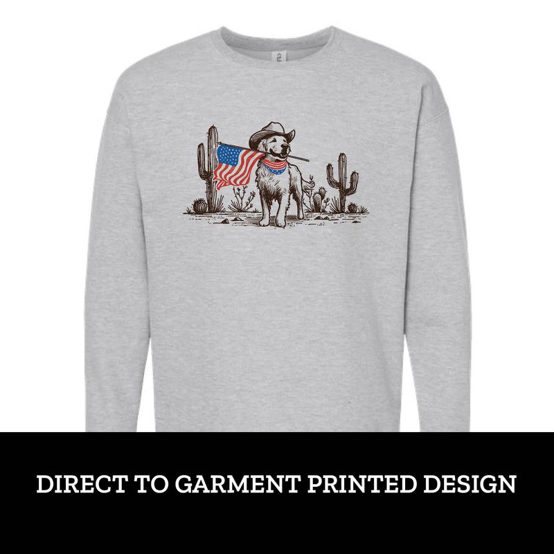 Dog Flag Fleece Crew