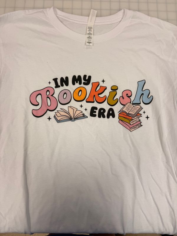 (XL) Bookish Era  - Long Sleeve White