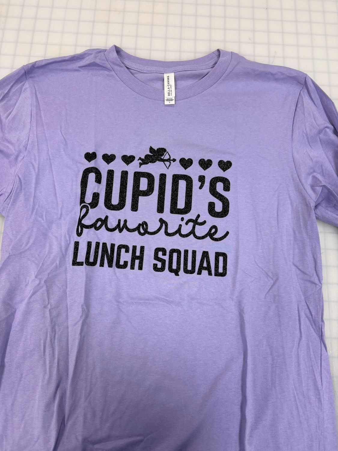 (L) Cupid's Favorite Lunch Squad  - Short Sleeve Purple