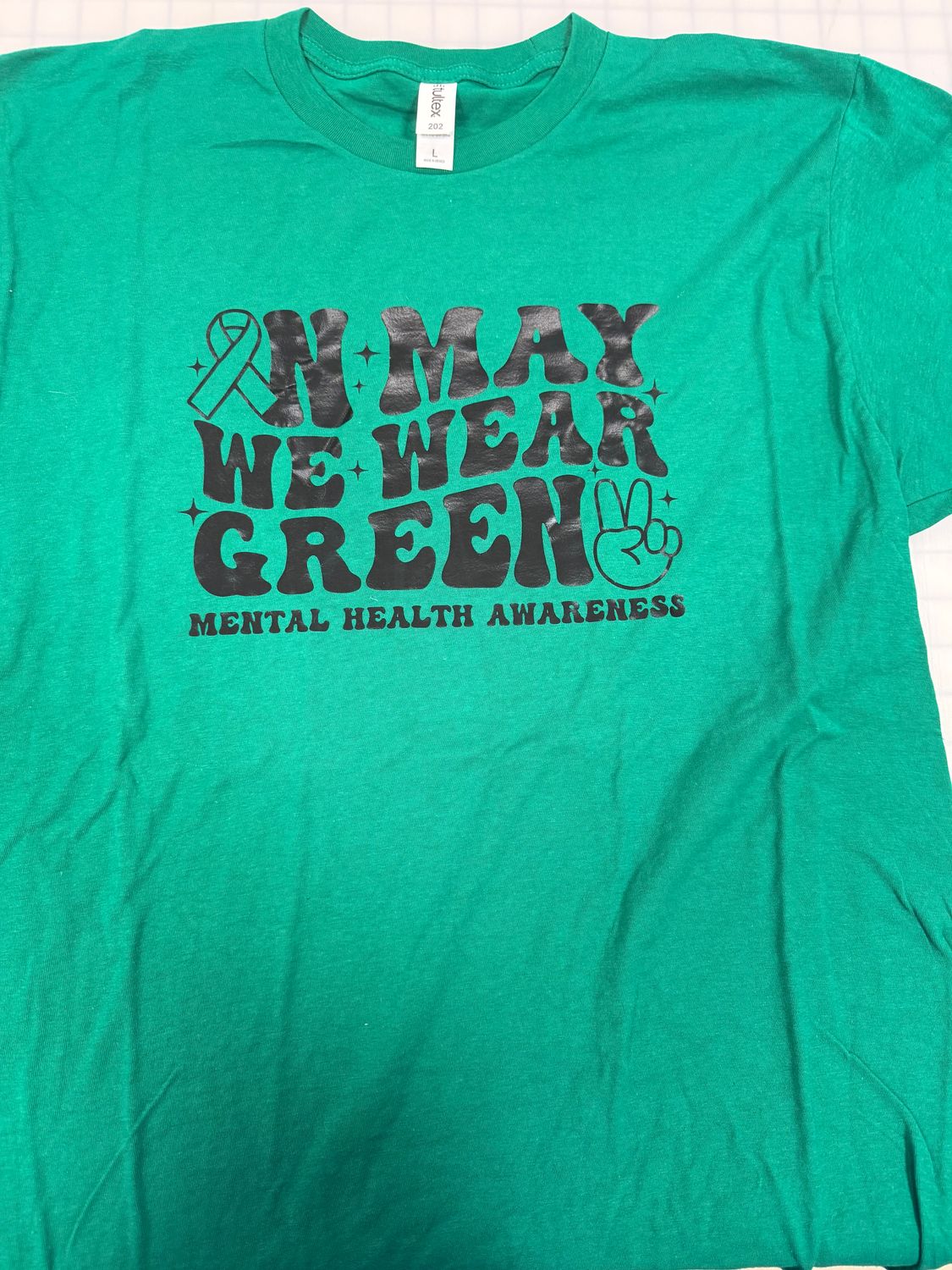 (L) In May - Short Sleeve Green
