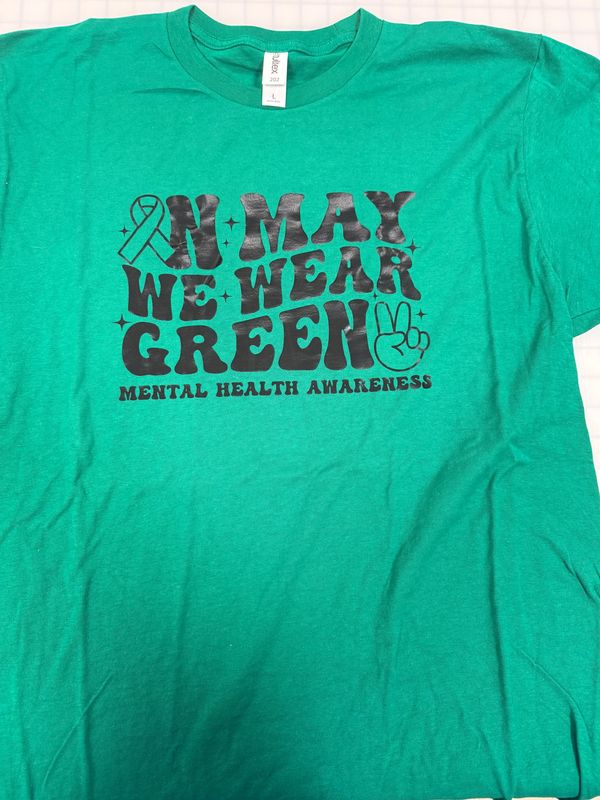 (L) In May - Short Sleeve Green