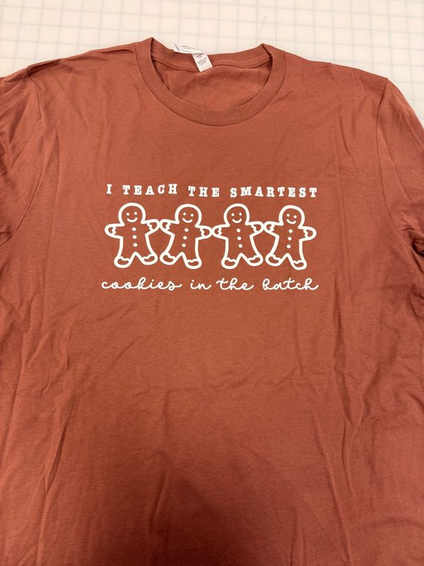 (L) Smart Cookies  - Long Sleeve Brown