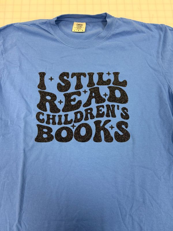 (L) Children's Books - Short Sleeve Blue