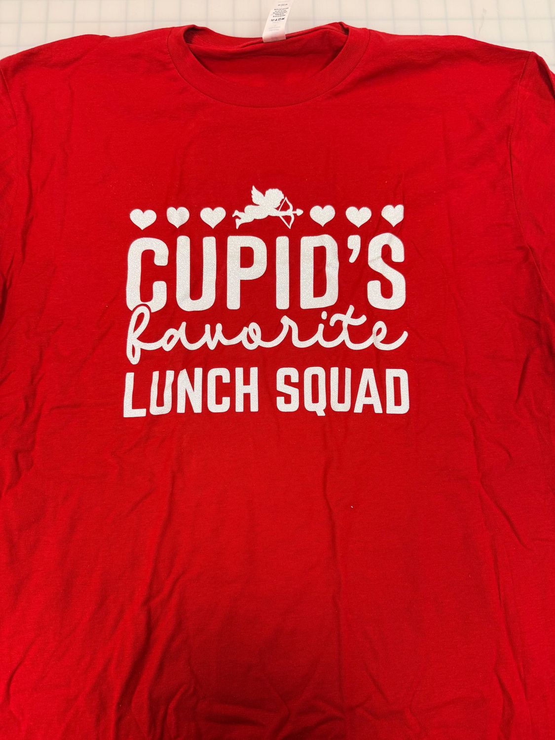 (L) Cupid's Favorite Lunch Squad  - Short Sleeve Red