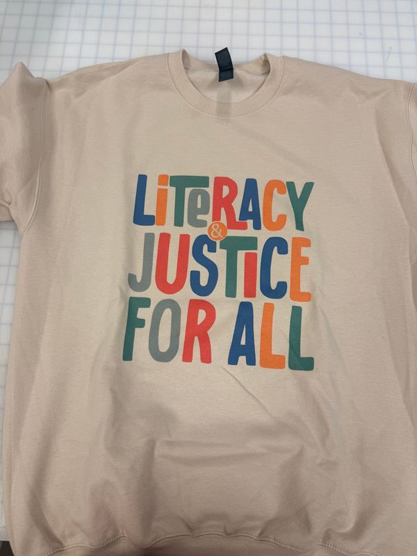 (M) Literacy & Justice - Fleece Crew Natural