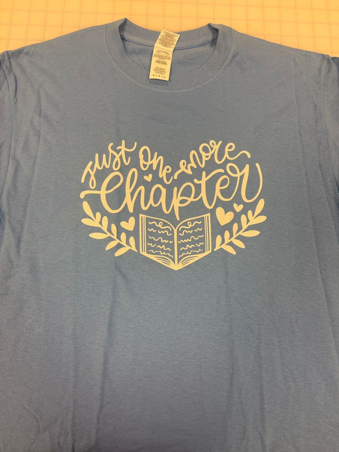 (M) Just One More Chapter  - Short Sleeve Blue