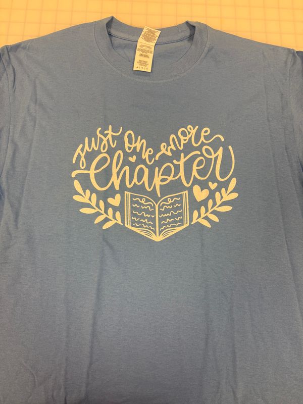 (M) Just One More Chapter  - Short Sleeve Blue