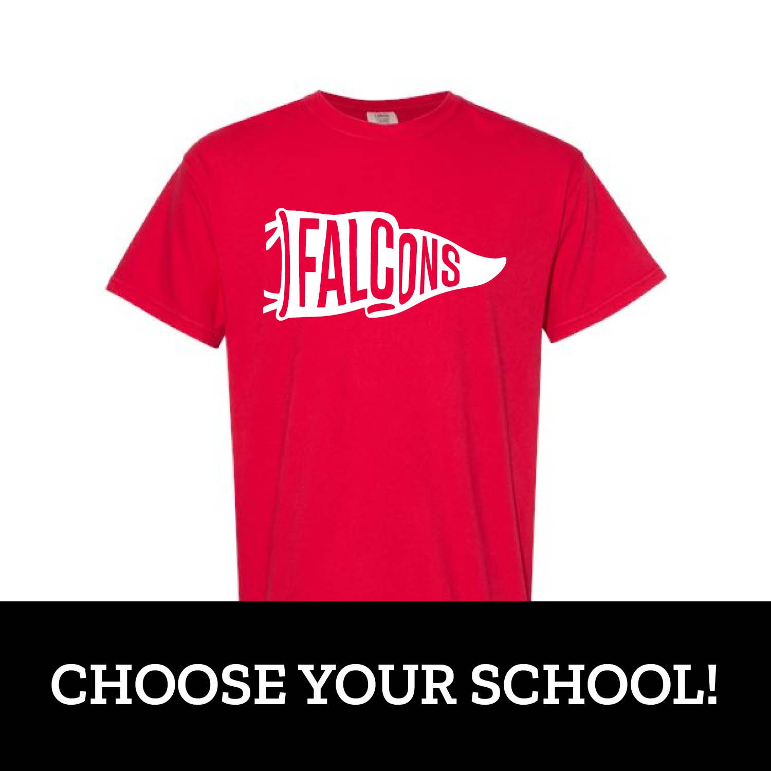 Customizable School Pennant Short Sleeve