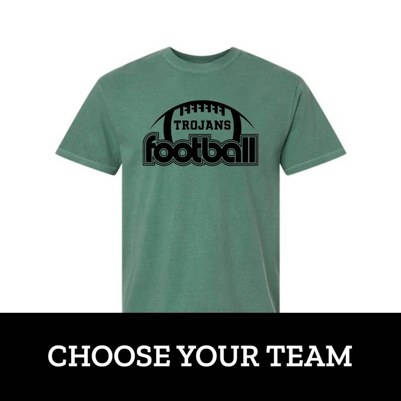 Customizable Retro Team Football Short Sleeve