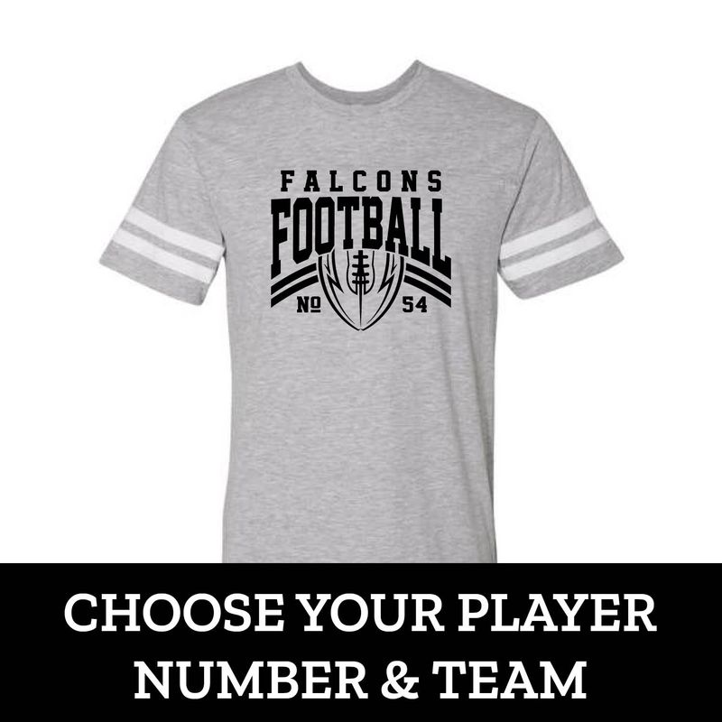 Customizable Team Football Number Jersey Shirt