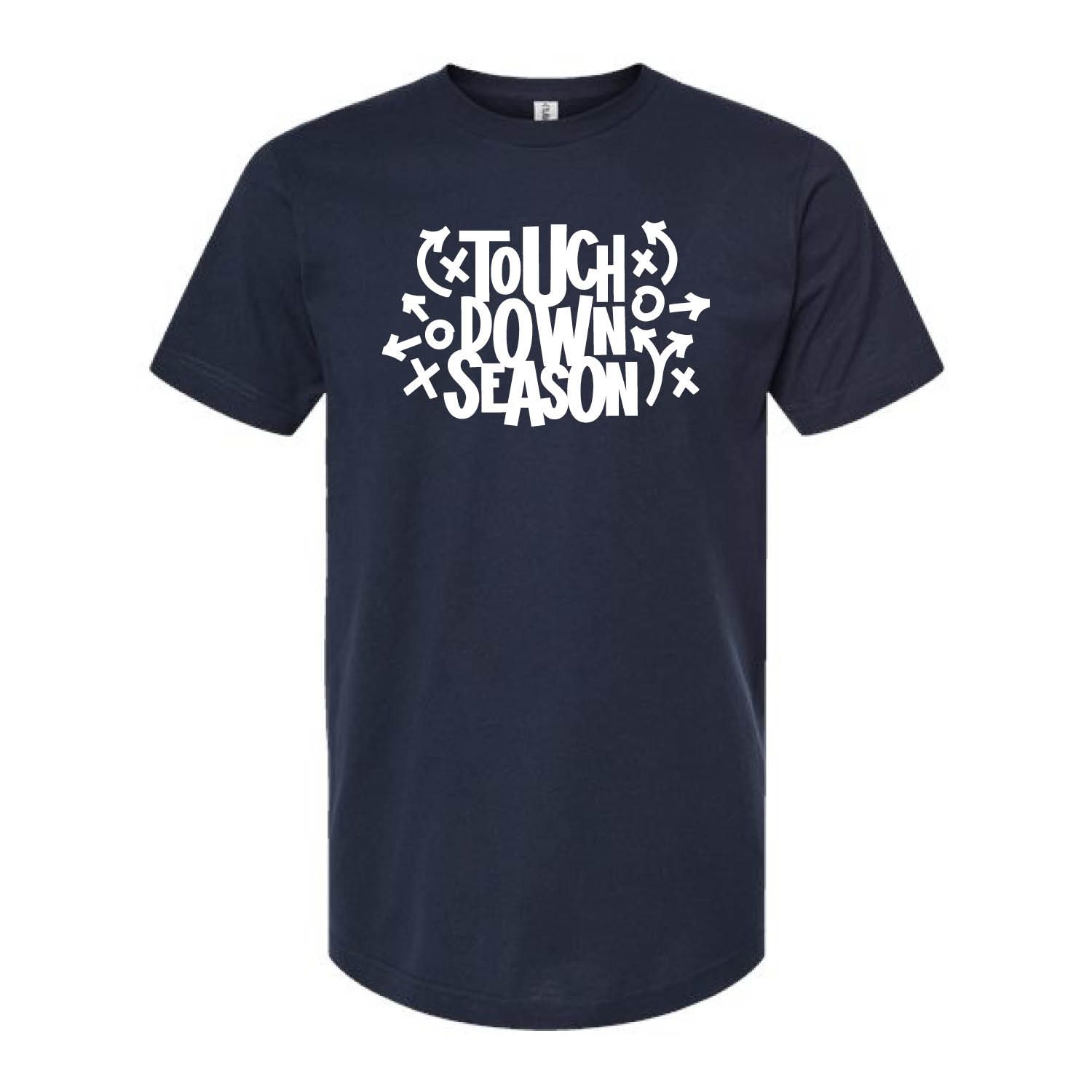 Customizable Touch Down Season Short Sleeve
