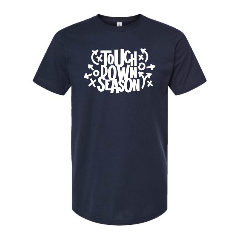 Customizable Touch Down Season Short Sleeve