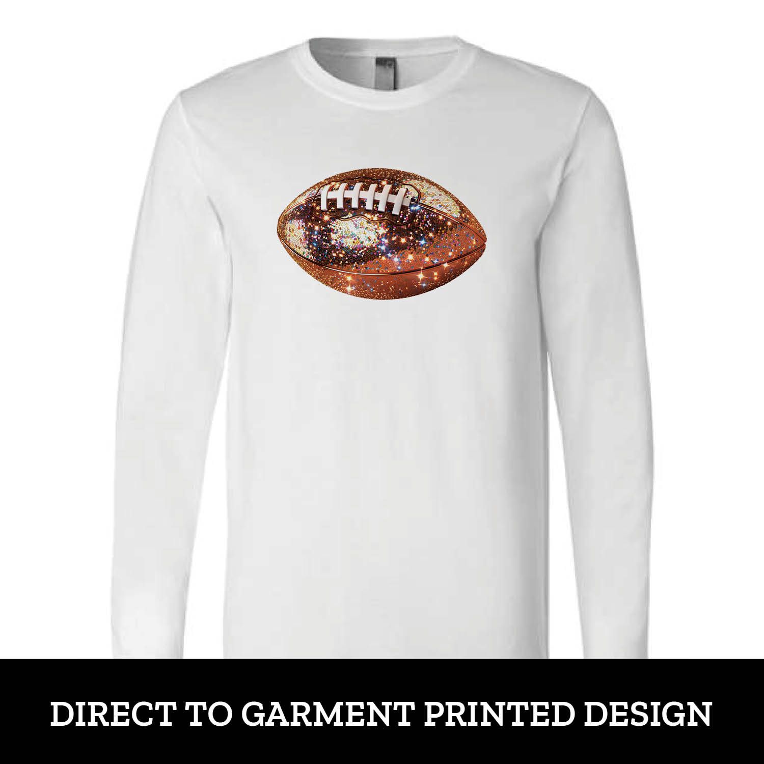 Sparkle Football Long Sleeve