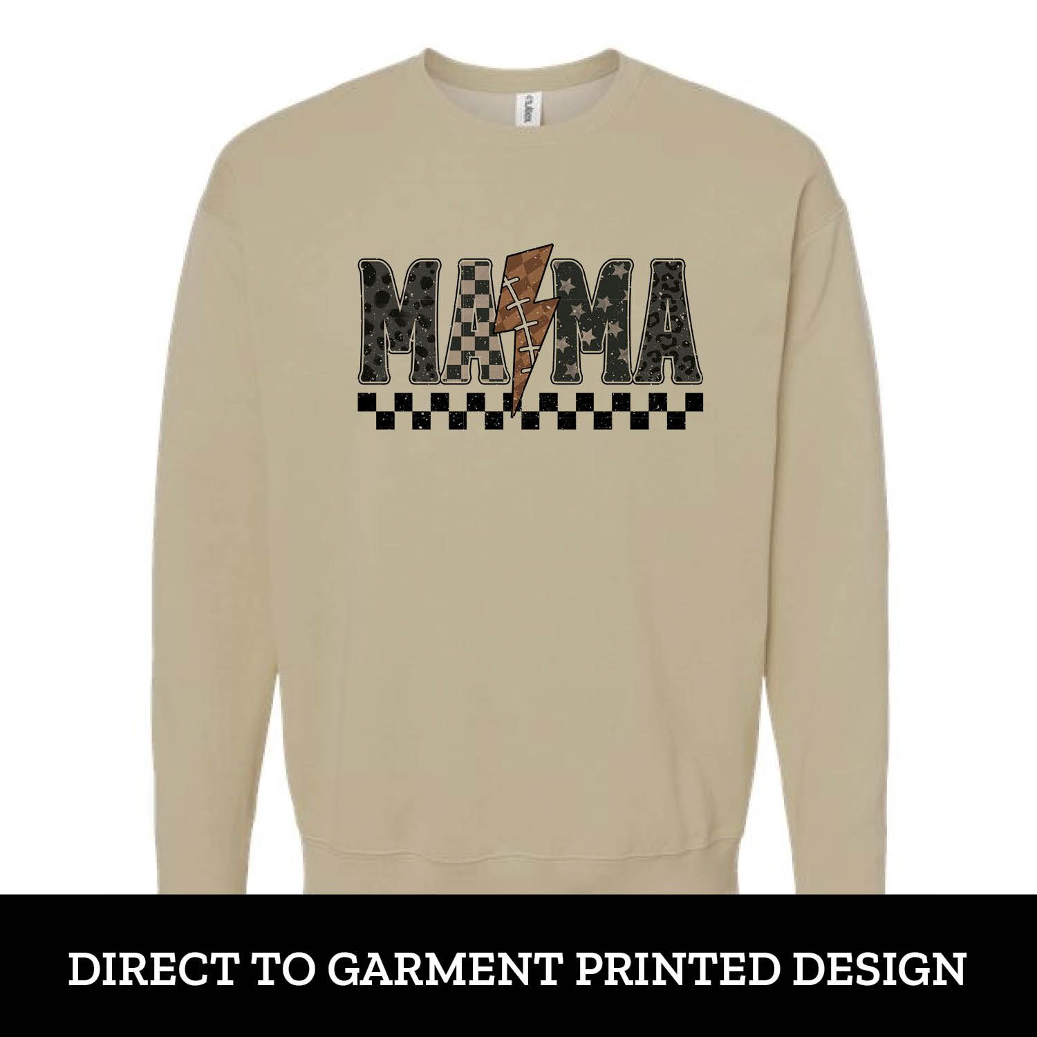 Football MAMA Fleece Crew