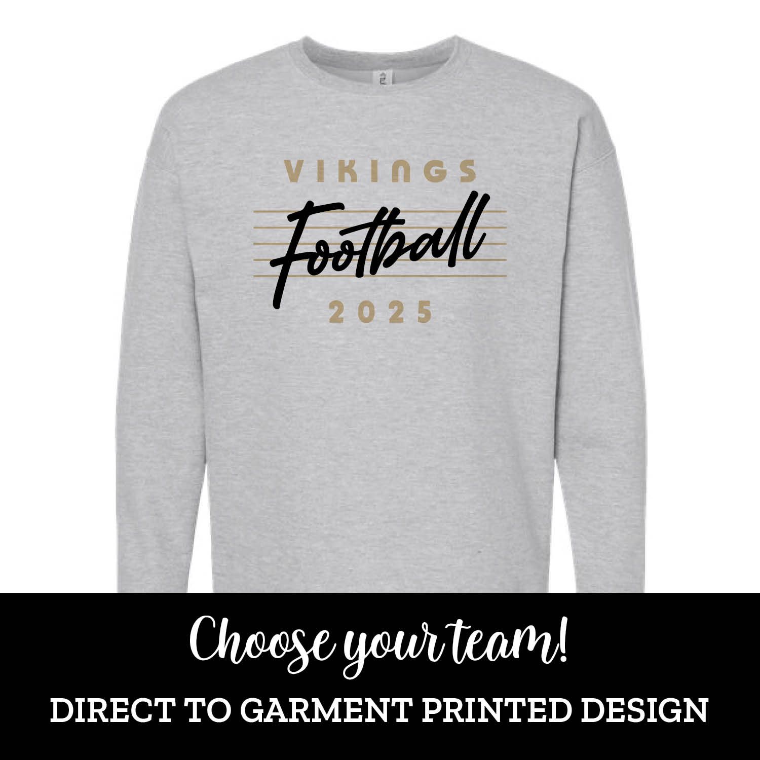 2025 Team Football Fleece Crew