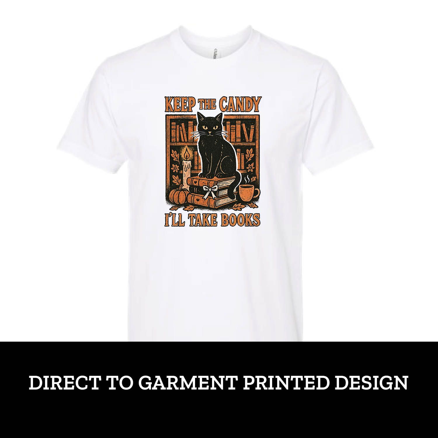 Black Cat Books Short Sleeve