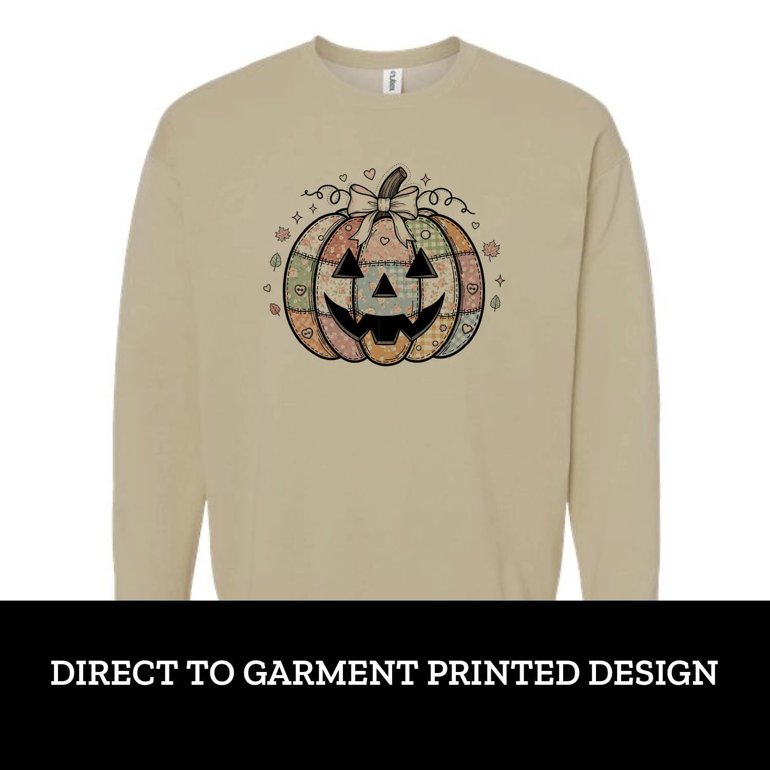 Patch Pumpkin Fleece Crew