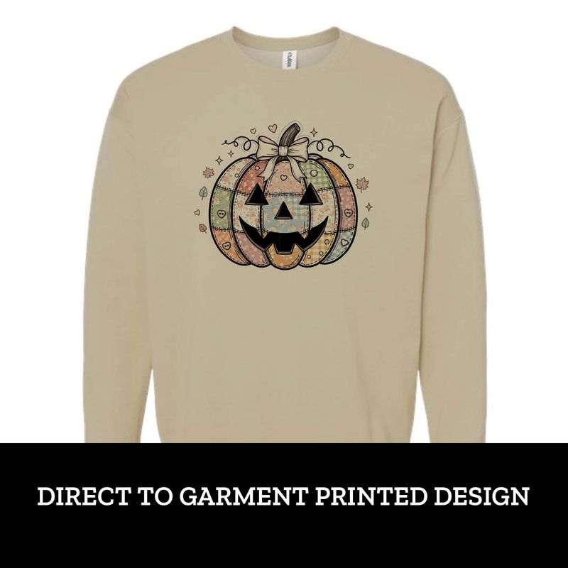 Patch Pumpkin Fleece Crew